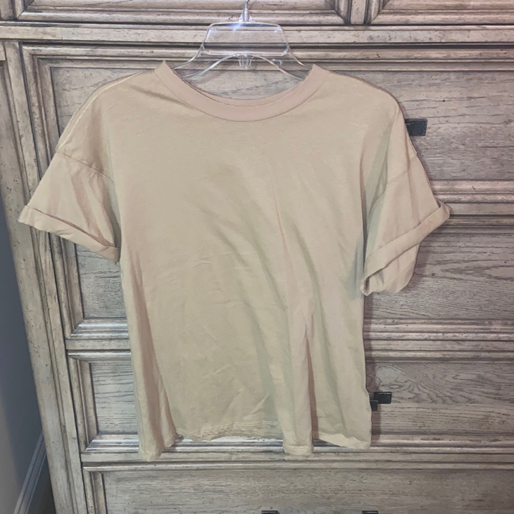 Oversized light brown top